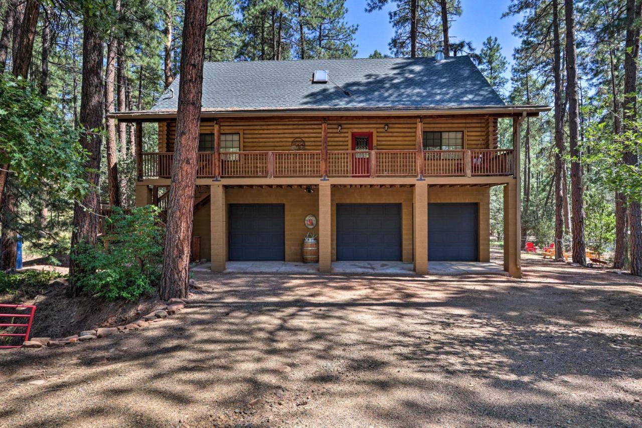 Strawberry Cabin With 2-Story Deck Dogs Welcome! Pine 외부 사진